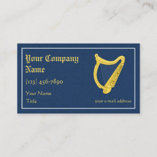 Irish Harp Visitekaartje