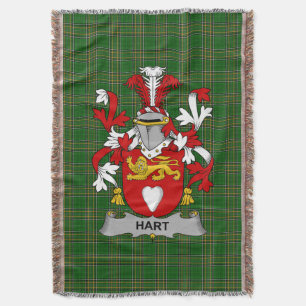 Irish Hart of O_Hart Wapen van de familie Crest Ir Deken