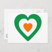 Irish Heart Briefkaart (Voorkant / Achterkant)