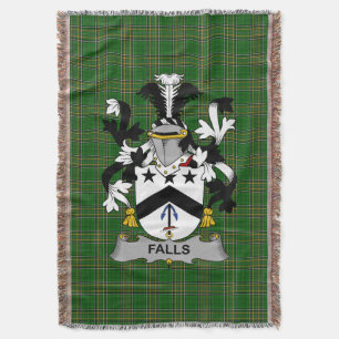 Irish Herfsten Coat of Arms Family Crest Ireland Deken