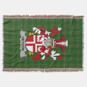 Irish Heydon Coat of Arms Family Crest Ireland Deken (Voorkant)