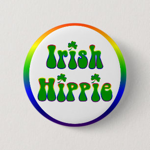 Irish Hippie Round Ronde Button 5,7 Cm