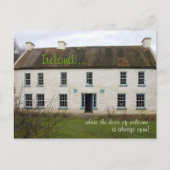 Irish home: Our door is always open postcard Briefkaart (Voorkant)