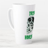 Irish Hooligan Biker Latte Mug (Angle gauche)
