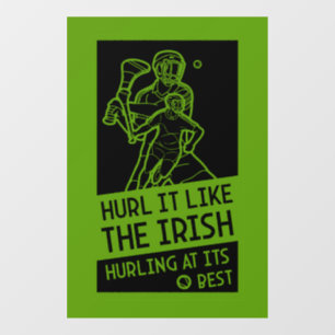 Irish Hurling Sport Raamsticker