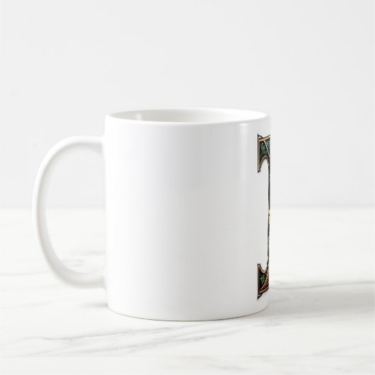 Irish I Monogram Coffee Mug (Gauche)