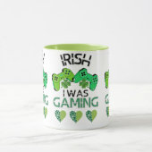 Irish I Was Gaming" St. Patrick's Day Mug (Centre)