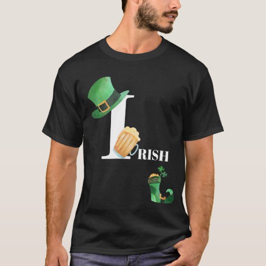 *~* IRISH IRELAND Beer Leprechaun Pet Shoe T-shirt (Voorkant)