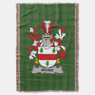 Irish Irish Coat of Arms Family Crest Ireland Deken