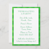 IRISH JIG MOUSE 4.5x6.25 Invitation de partie (Dos)