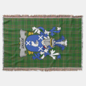Irish Joint Coat of Arms Family Crest Ireland Deken (Voorkant)