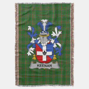 Irish Keenan of O_Kinahan Coat of Arms Family Care Deken