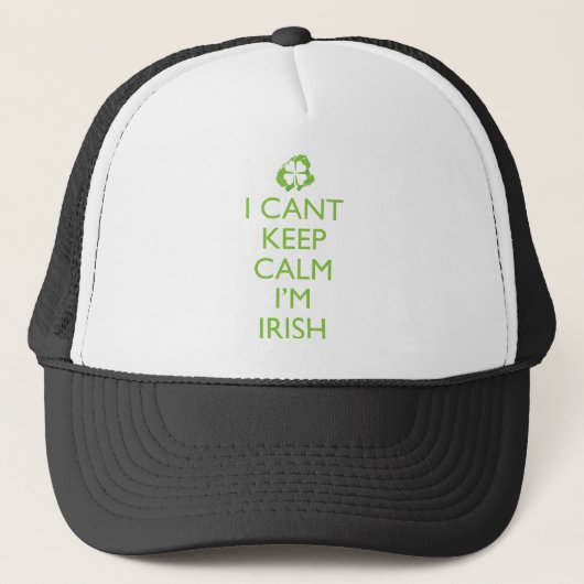 Irish Keep Calm Trucker Pet (Voorkant)