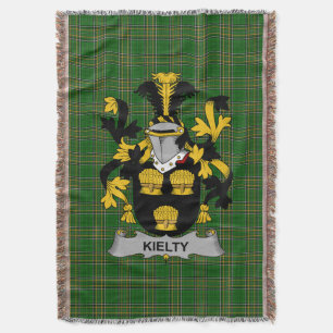 Irish Kielty to O_Quality Wapenschild Familie Cres Deken