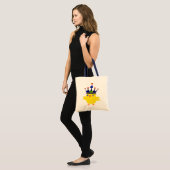 Irish King Crowned Chicken Budget Canvas tas ♥ (Voorkant (model))