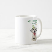 Irish Kiss Dog Coffee Mug (Devant droit)