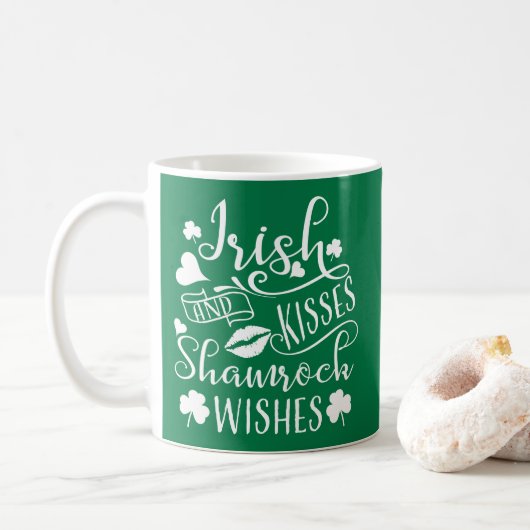 Irish Kisses en Shamrock Wishes Koffiemok (Met donut)
