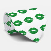 Irish Kisses Saint Patrick's Day Party Stropdas (Opgerold)