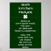 Irish Kitchen Prayer Poster (Voorkant)