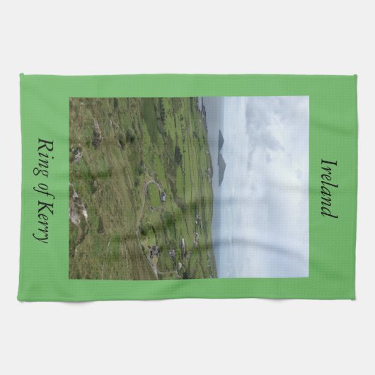 Irish Kitchen Towel Ring van Kerry Ierland Theedoek (Horizontaal)