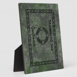 Irish Knot Design Fotoplaat