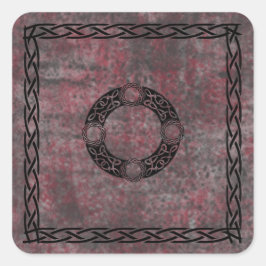 Irish Knot Design Vierkante Sticker