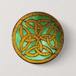 Irish Knot Pin Ronde Button 5,7 Cm