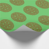 Irish Knot Saint Patrick's wrapping paper Cadeaupapier (Hoek)