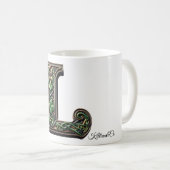 Irish L Monogram Coffee Mug (Devant droit)