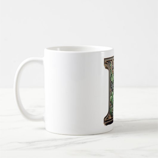 Irish L Monogram Coffee Mug (Gauche)