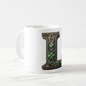Irish L Monogram Coffee Mug Koffiemok (Voorkant links)