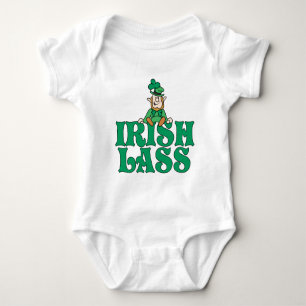 Irish Lass Little Leprechaun Romper