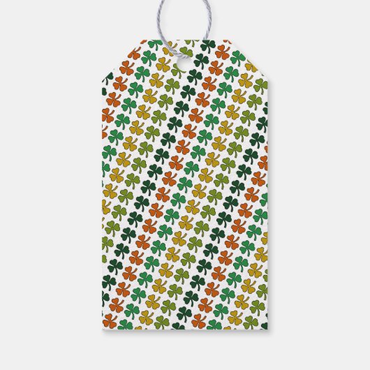 Irish Leprechaun, St Patrick's Day Cadeaulabel (Achterkant)