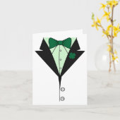 Irish Leprechaun Suit Easy Lazy Cosplay Halloween Kaart (Gele Bloem)