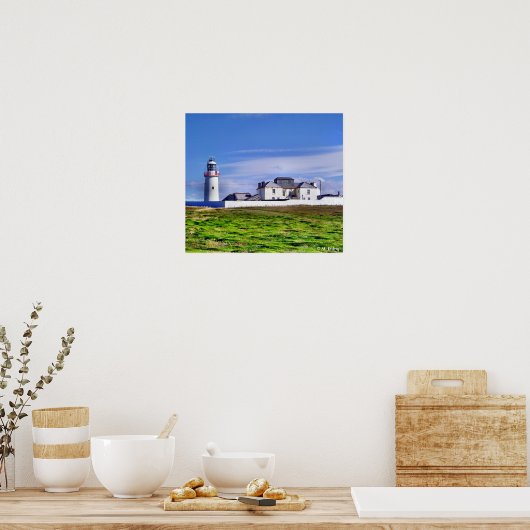 Irish Lighthouse Print of Poster (Keuken)