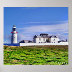 Irish Lighthouse Print of Poster