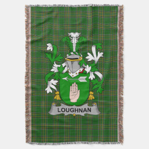Irish Loughnan of O_Loughnan wapenschild familie Deken