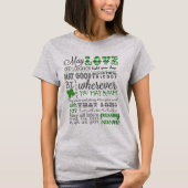 Irish Love T-shirt (Voorkant)