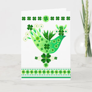 Irish Luck Bird Kaart