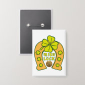 irish luck button (Voorkant / Achterkant)
