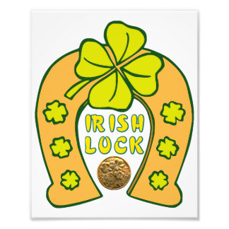 irish luck foto afdruk