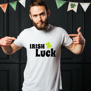 Irish Luck Green Clover St. Patrick's Day T-shirt