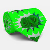 Irish Luck Green CRAVATE Rose ! ! ! ! (Roulé)