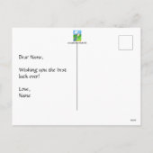 Irish Luck St. Patrick's Day Post Kaart (Achterkant)