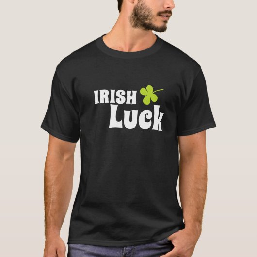 Irish Luck St. Patrick's Day T-shirt (Voorkant)