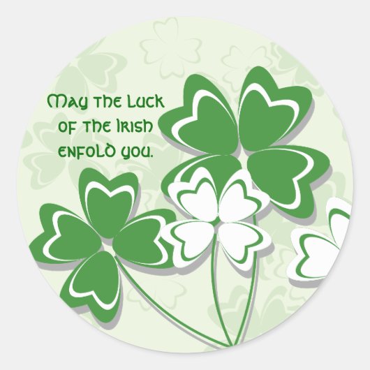 Irish Luck Sticker (Voorkant)