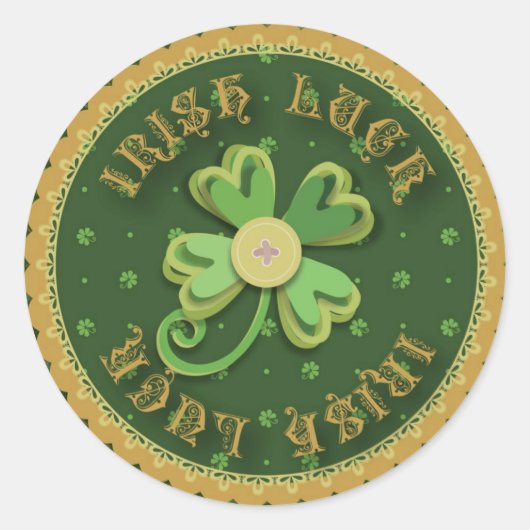 Irish Luck Sticker (Voorkant)