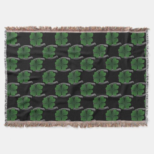 Irish Lucky Blanket Lucky Throw Blanket Deken (Voorkant)