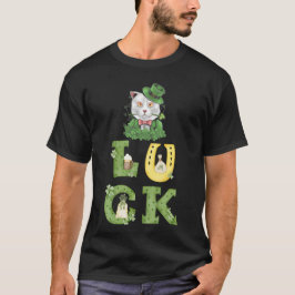 Irish Lucky Cats, Happy St. Patrick's Day, St T-shirt