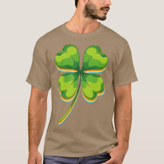 Irish Lucky Four Leaf Saint Patricks Day Clover Sh T-shirt